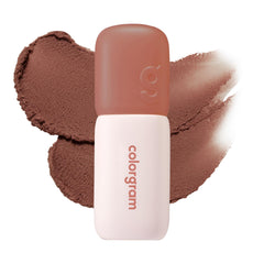COLORGRAM hip chocolate front tube showing compact travel-ready packaging and convenience