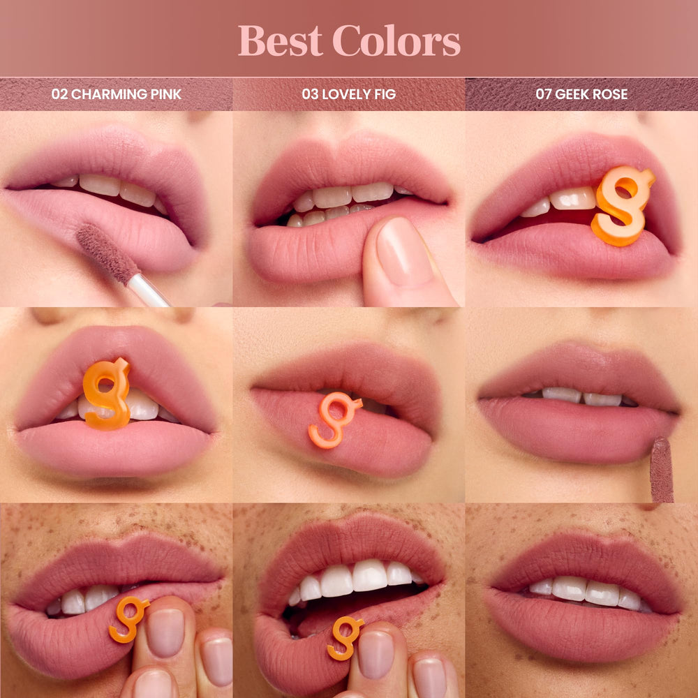 COLORGRAM open cap and label showing clear shade name and ingredient clarity benefit