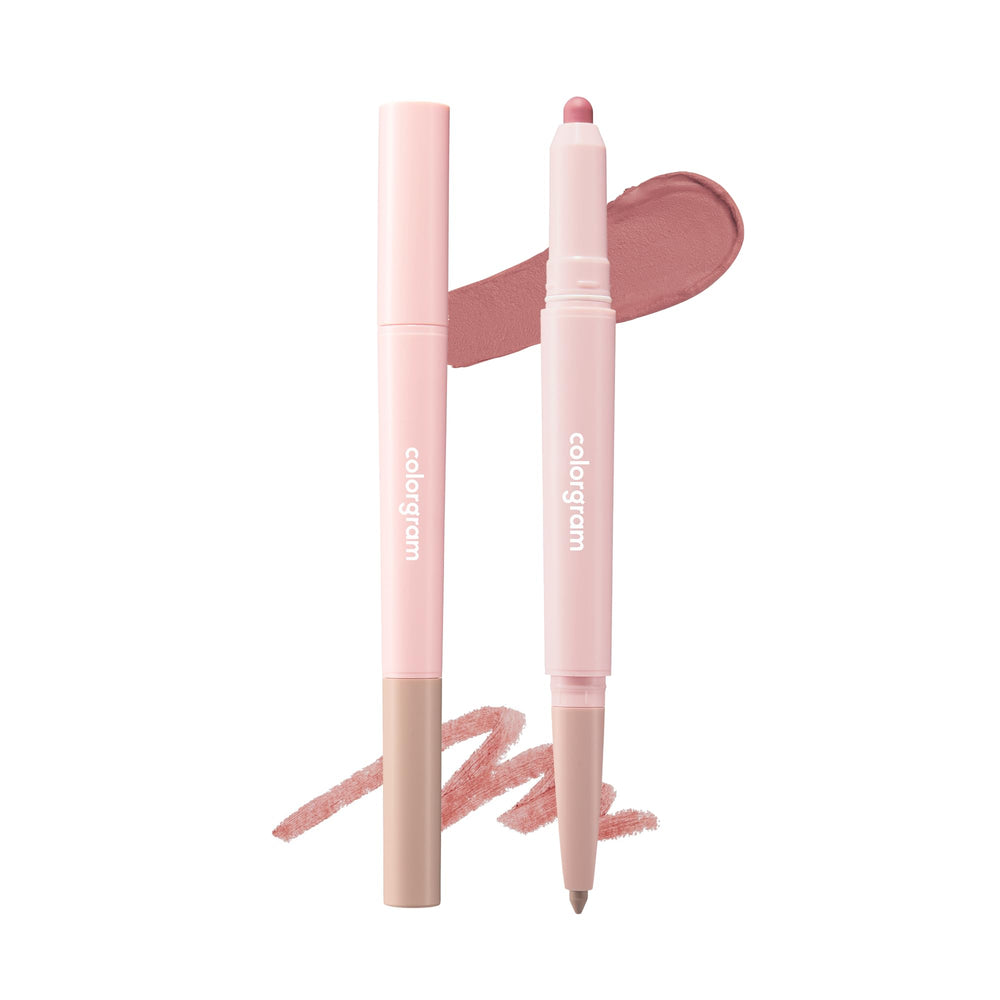 COLORGRAM front packaging showing slim retractable over-lip maker, travel-friendly convenience