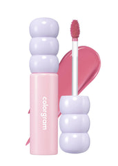 COLORGRAM front tube of Shy Guava showing glossy packaging and shade