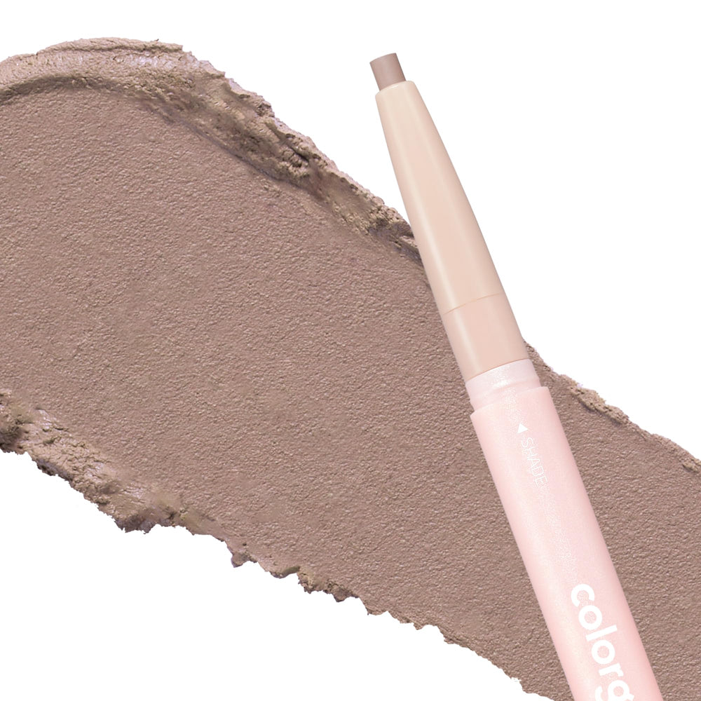 COLORGRAM warm peach swatch on arm showing soft peach glow benefit