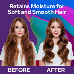 ColorProof travel-size conditioner beside toothbrush showing TSA-friendly convenience