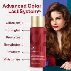 ColorProof before and after fine hair comparison showing increased body and shine