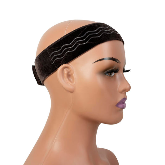 coloryoung front view dark brown band shows secure fit and comfort