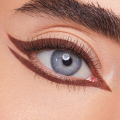 ColourPop BFF Crème gel liner Sunnyvale waterline demo illustrating waterproof wear