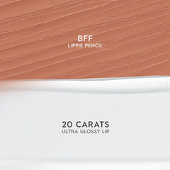 ColourPop BFF lip pencil creamy texture close-up showing smooth application and precise definition