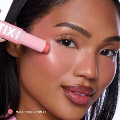 ColourPop Blush Stix label close-up showing shade name and product details for clarity