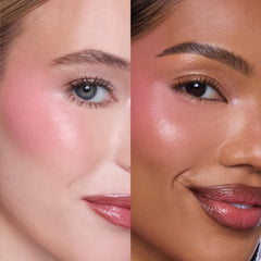 ColourPop Blush Stix creamy texture close-up showing dewy finish benefit