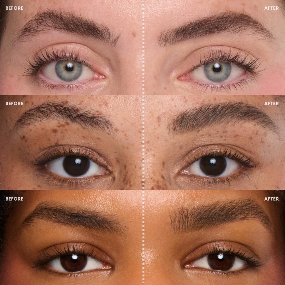 ColourPop Brow Boss close-up of precision tip drawing hair-like strokes for natural definition