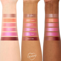 ColourPop applied on cheeks during makeup routine showing natural dewy flush benefit