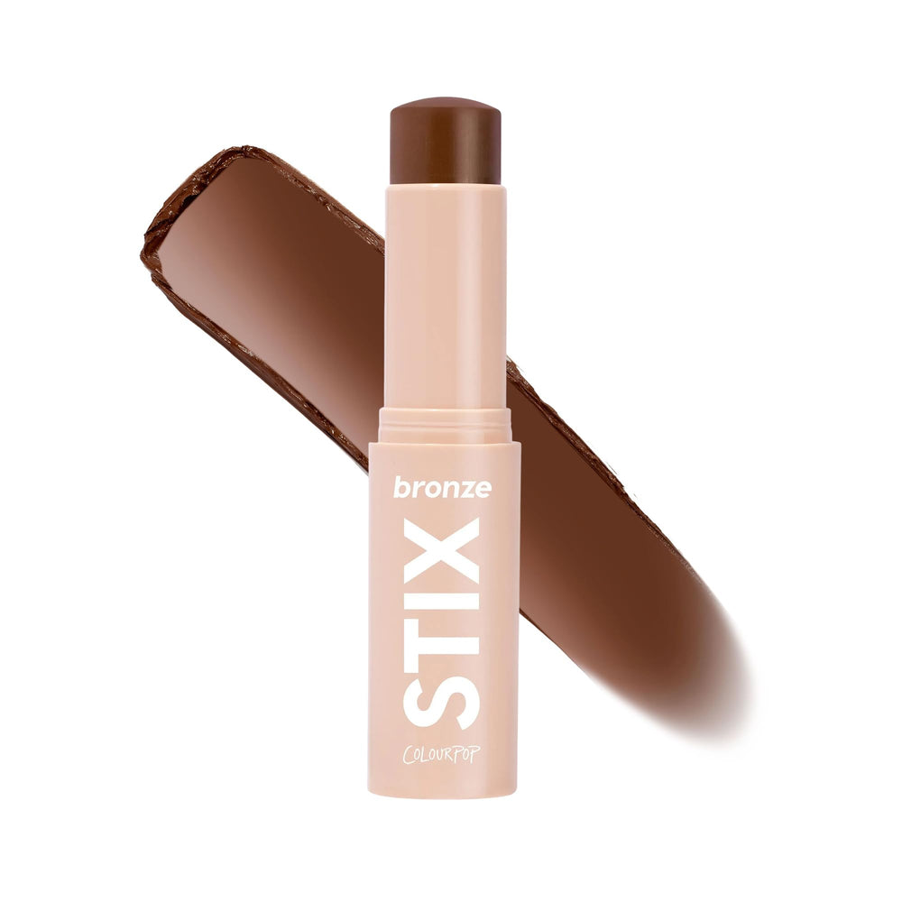 ColourPop bronzer stick front view showing slim tube and shade name for easy selection