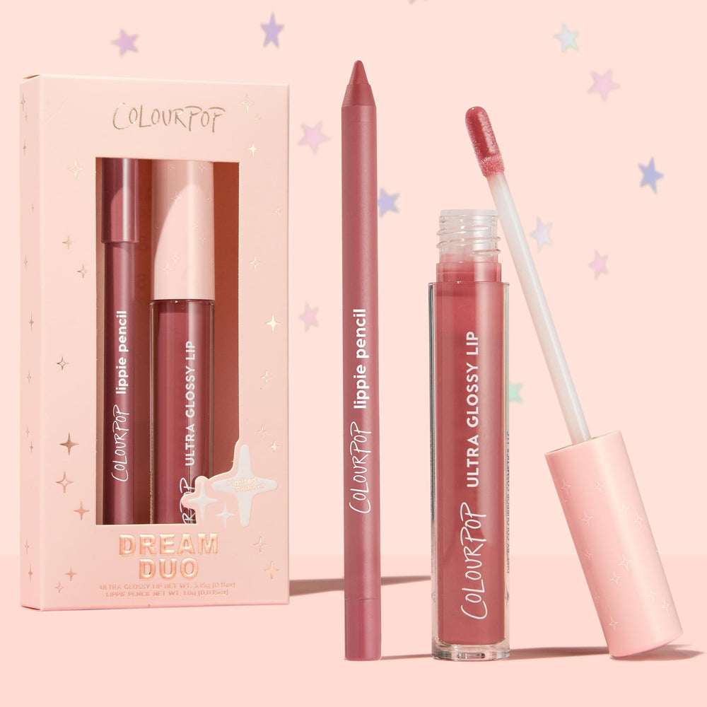 ColourPop flatlay with kit in lifestyle setting showing everyday glam readiness