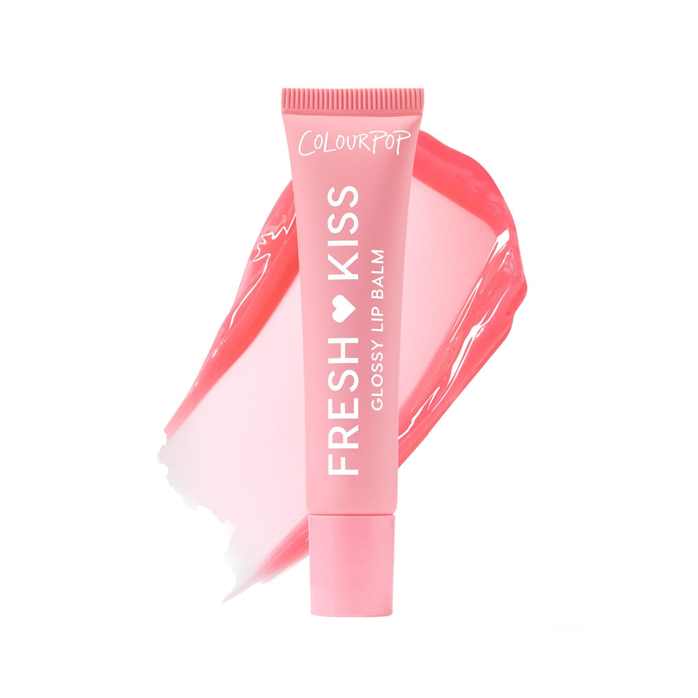 ColourPop front packaging showing Strawberry Milk tube and glossy finish benefit