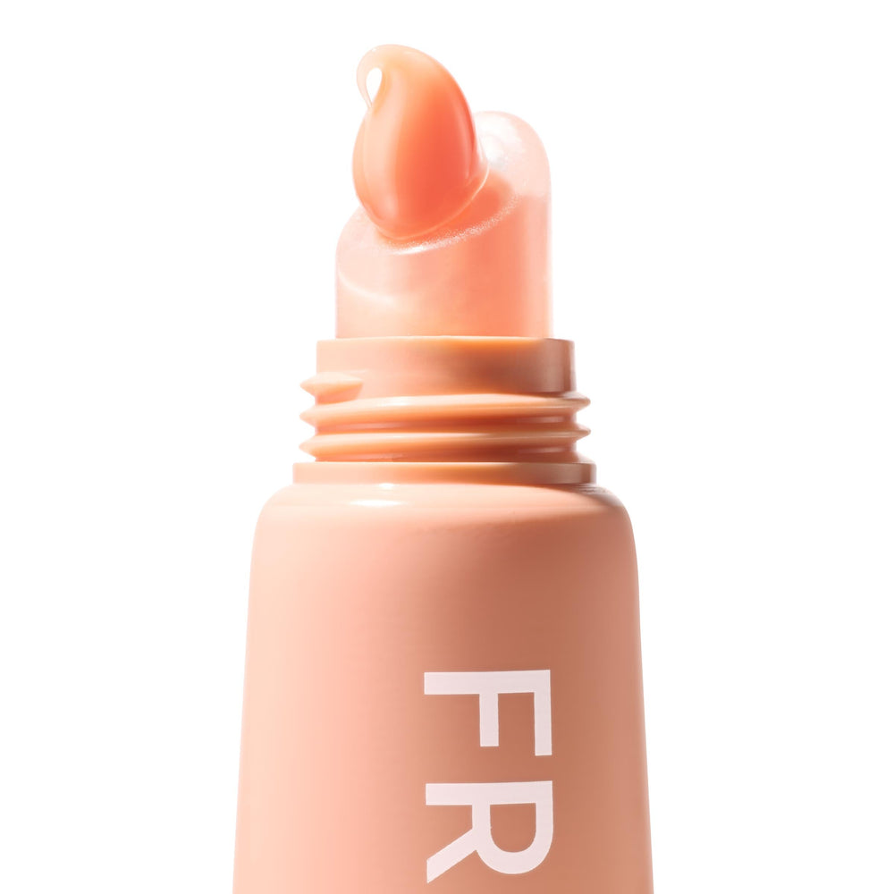 ColourPop Fresh Kiss ingredient callout showing hyaluronic acid and peptide nourishment benefit