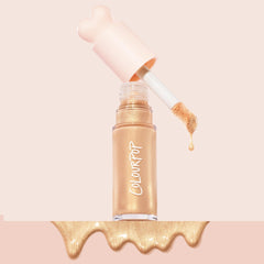 ColourPop Hi-Lite label showing key ingredients and hydration benefits