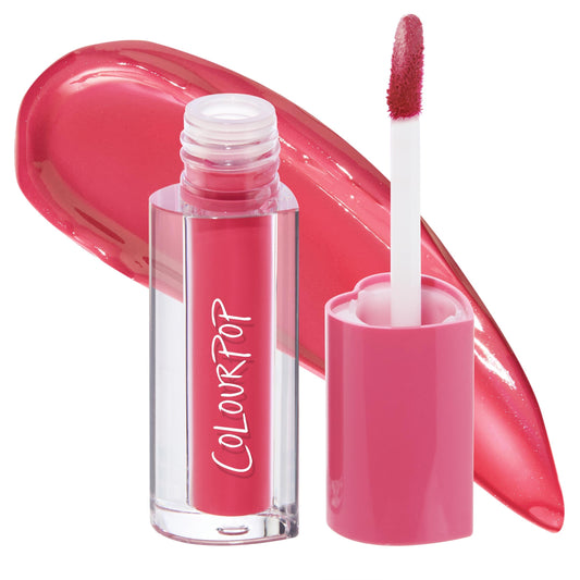 ColourPop HydraPop front tube in Juice Box showing compact travel size and bright packaging