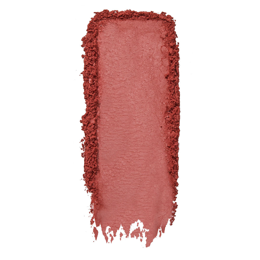 ColourPop open heart pan revealing silky powder blush and pigmented finish