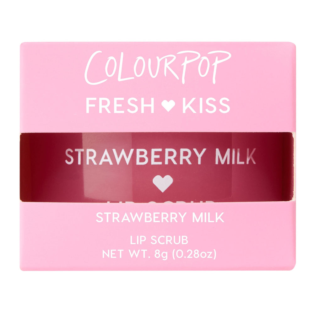 ColourPop scrub on bathroom counter lifestyle shot emphasizing daily routine