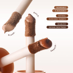 ColourPop blended on cheek detail showing seamless contour for sun-kissed definition