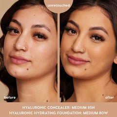 ColourPop concealer creamy swatch texture showing hydrating finish benefit
