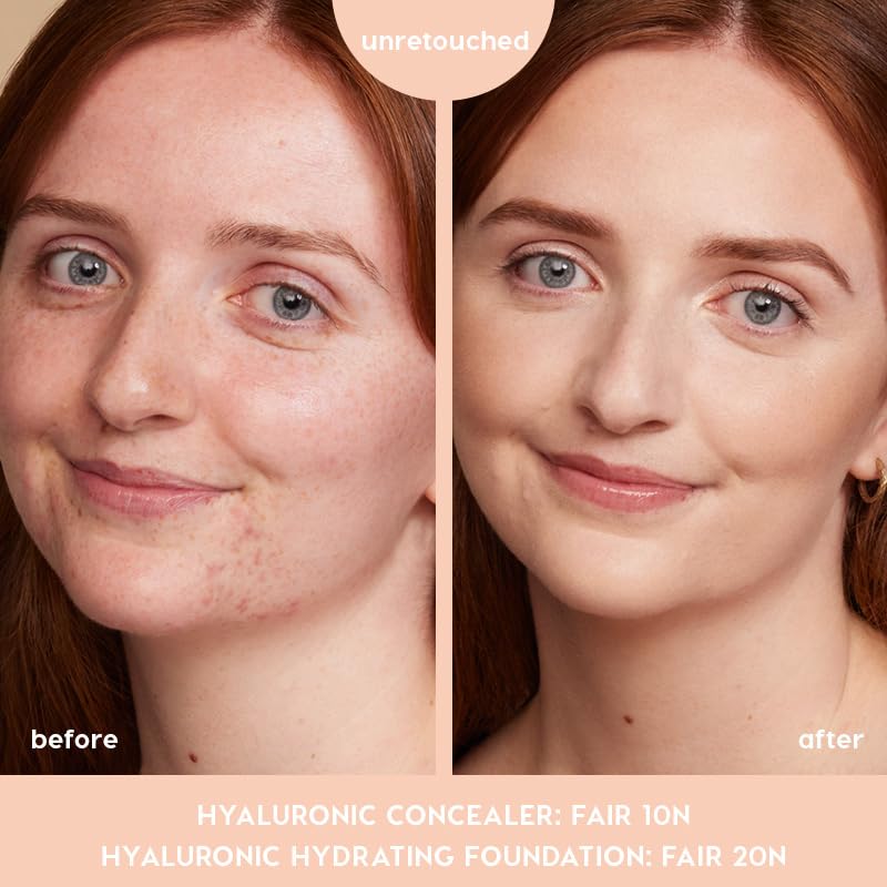 ColourPop Pretty Fresh concealer swatch on skin showing full coverage and natural look