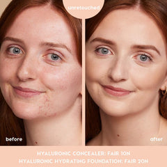 ColourPop Pretty Fresh concealer swatch on skin showing full coverage and natural look