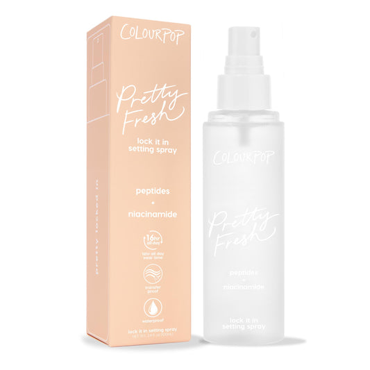 ColourPop Pretty Fresh front packaging shows product benefits and size