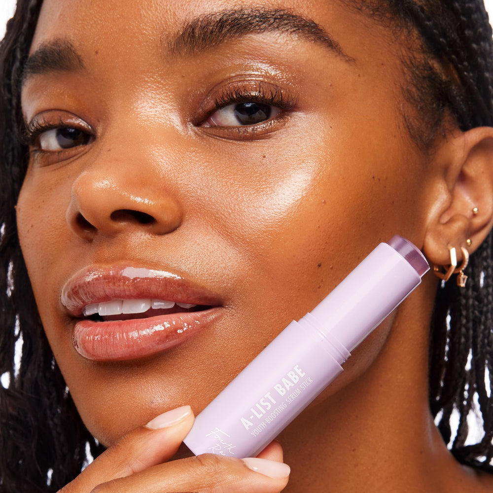 ColourPop retinol serum stick inside travel makeup bag for on-the-go routine benefit