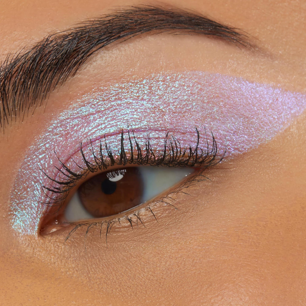 ColourPop Shadow Stix Disco Disco arm swatches showing multichrome shift and blendability