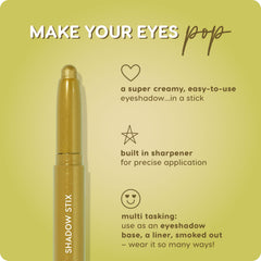 ColourPop Shadow Stix Flex applied on eyelid demonstrating blendable color and smooth finish