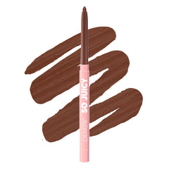 ColourPop So Juicy front view showing sleek retractable pencil and shade for precise definition