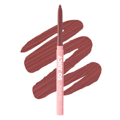 ColourPop So Juicy front view showing slim retractable liner and shade