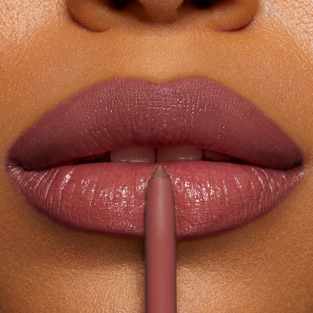 ColourPop So Juicy paired with gloss showing layered shine and plump benefit