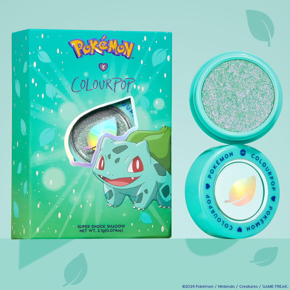 ColourPop Solar Beam label with Pokémon art highlighting limited-edition collectible