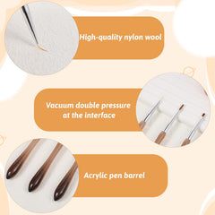 COMNICO brushes beside gel bottles showing compatibility with salon products
