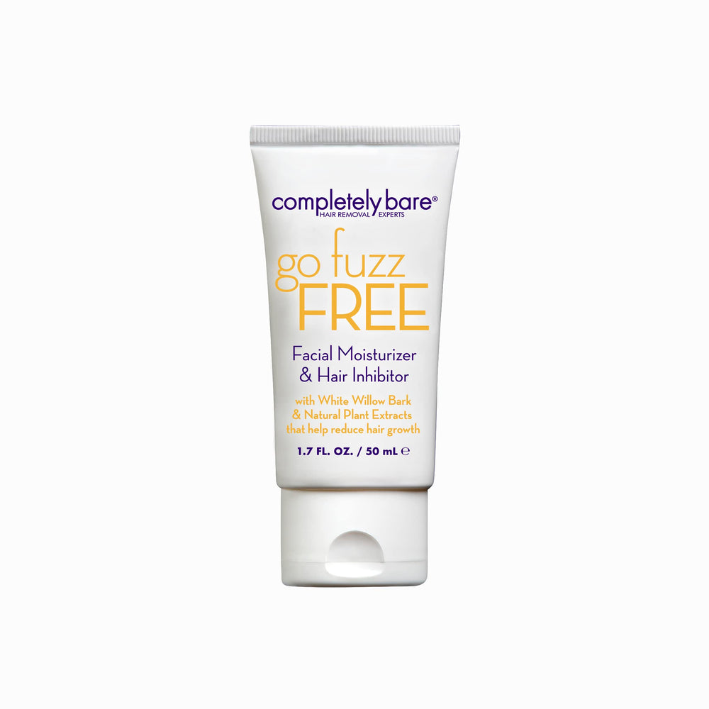 Completely Bare cream texture close-up showing lightweight spreadability benefit