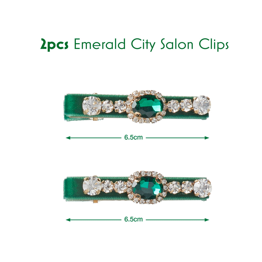 Conair scünci clips worn stacked in hair offering secure, elegant hold