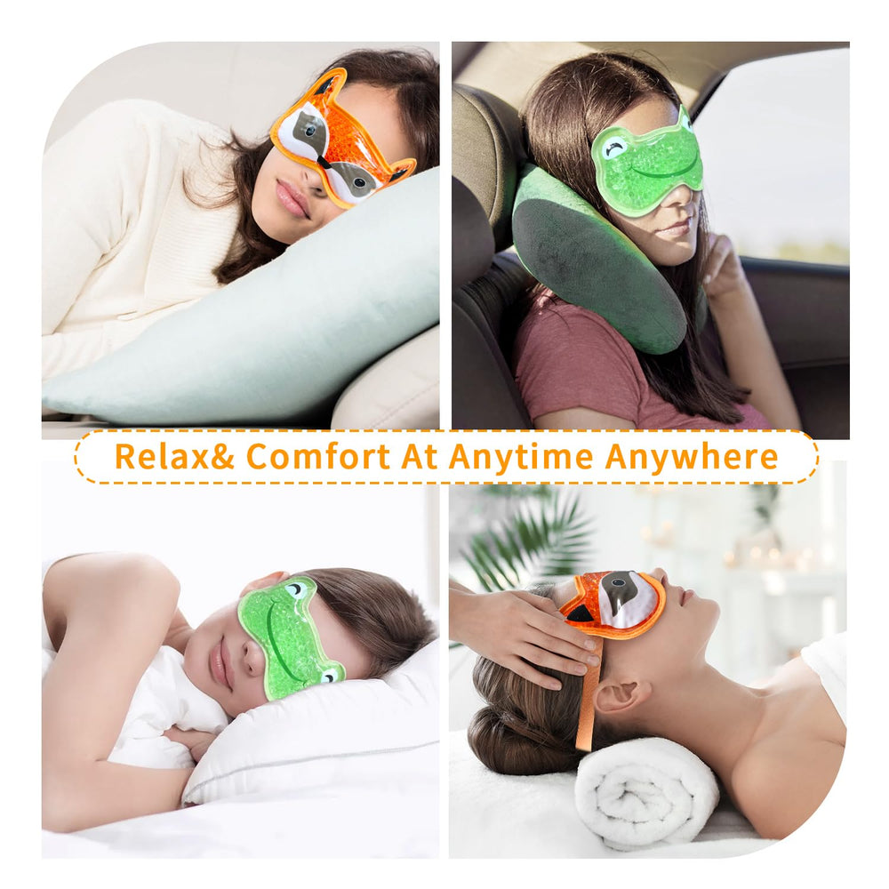 CONBELLA model wearing mask demonstrating comfort and relief