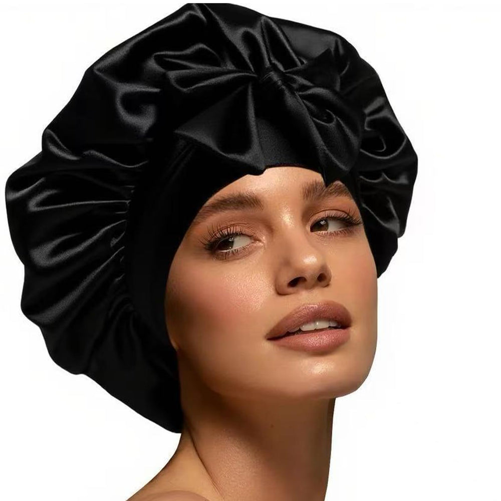 Confvrter bonnet front view showing sleek satin finish and comfortable fit