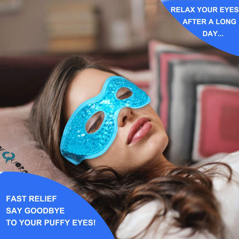 CONSGIJI mask in refrigerator showing quick chilling for convenient use