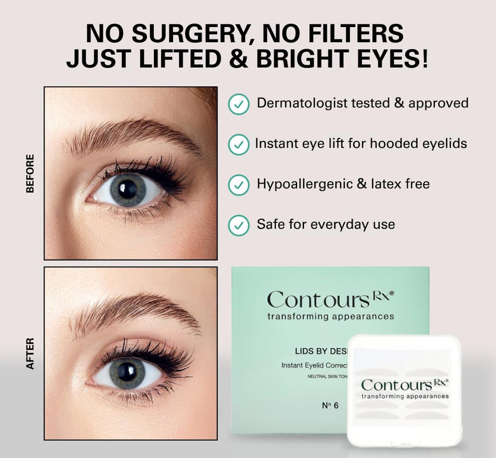 Contours Rx size comparison of four strip widths for tailored eyelid lift
