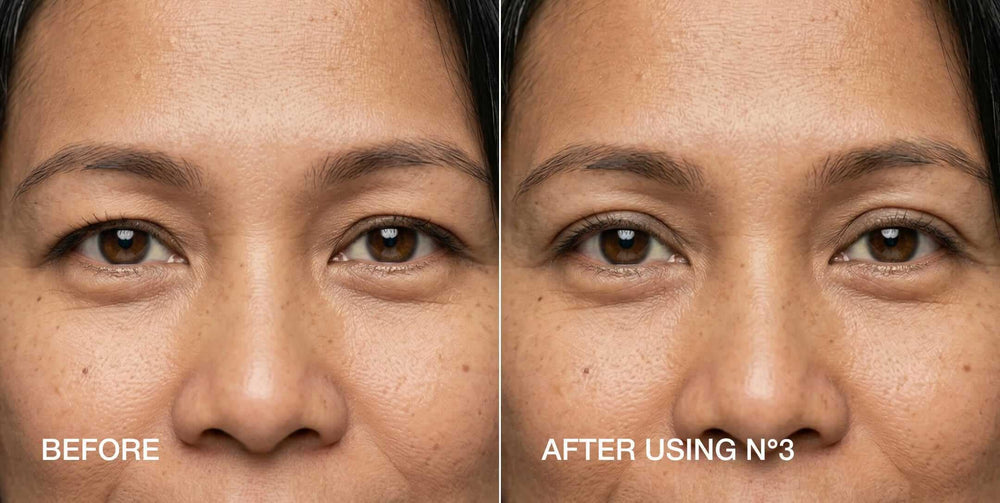 Contours Rx strip under eye makeup blending invisibly and smoothly