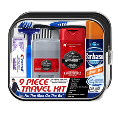 Convenience Kits International front view of kit bag showing neat travel-ready packaging and brand visibility