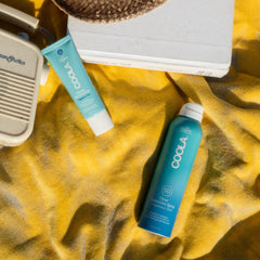 COOLA label and certifications highlighting organic and reef-compliant benefits