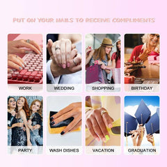 CoolNail in lifestyle setting with outfit showing event-ready elegance