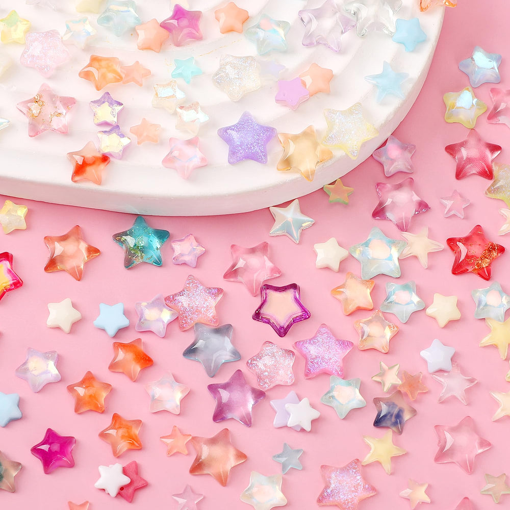 COOSLIM star closeup texture detail revealing resin clarity and sparkle