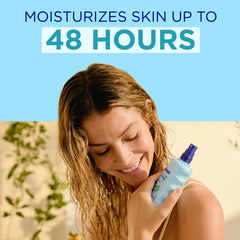 Coppertone mist on beach towel post-sun refresh and comfort