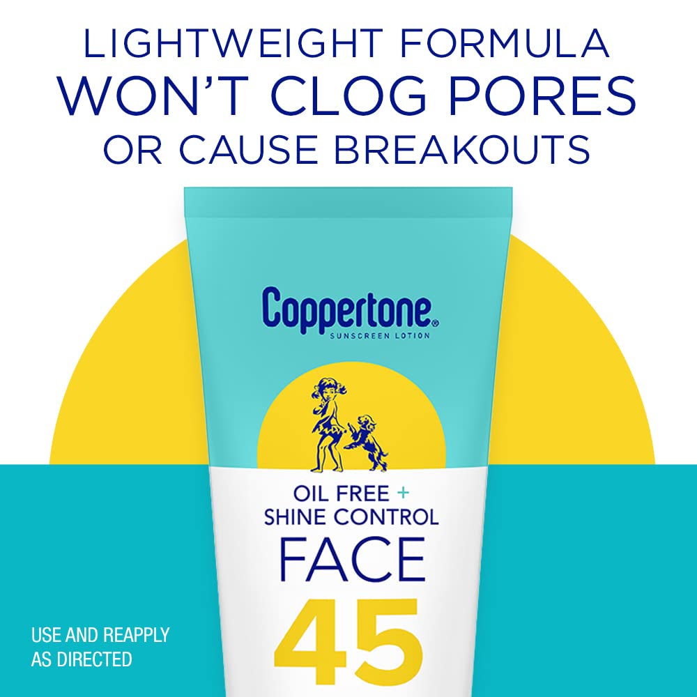 Hand applying Coppertone sunscreen showing even blending benefit