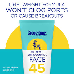 Hand applying Coppertone sunscreen showing even blending benefit