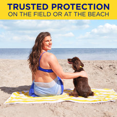 Coppertone in beach setting highlighting active outdoor protection